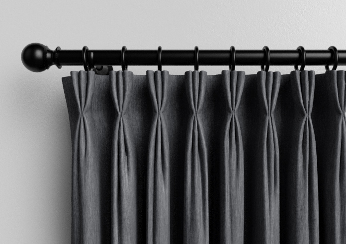Genoa Faux Silk (Blackout), Night Shimmer - Made to Measure Curtains - Image 11